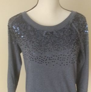 DKNY Jeans sequin top M